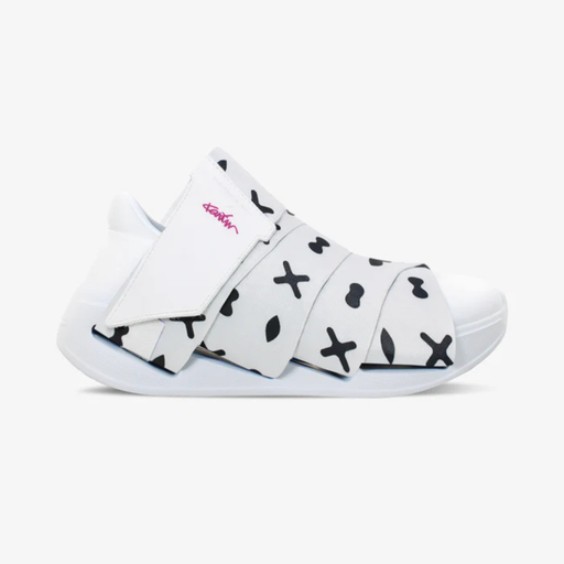 FESSURA CHANGE® Valkoiset Miesten ja Naisten tennarit White Sign nauha KARIM RASHID Limited Edition 001