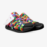 FESSURA CHANGE® Mustat Miesten ja Naisten tennarit Multicolour nauha KARIM RASHID Limited Edition 002
