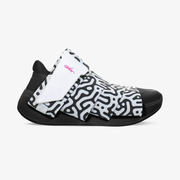 FESSURA CHANGE® Mustat Miesten ja Naisten tennarit Valkomusta nauha KARIM RASHID Limited Edition 001