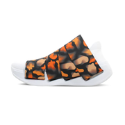 FESSURA CHANGE® Valkoiset Miesten ja Naisten tennarit Oranssi nauha KARIM RASHID Limited Edition 001