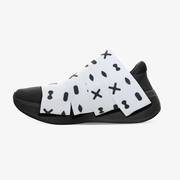 FESSURA CHANGE® Mustat Miesten ja Naisten tennarit White Sign nauha KARIM RASHID Limited Edition 003