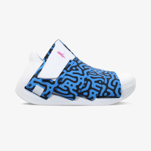 FESSURA CHANGE® Valkoiset Miesten ja Naisten tennarit Sininen nauha KARIM RASHID Limited Edition 001