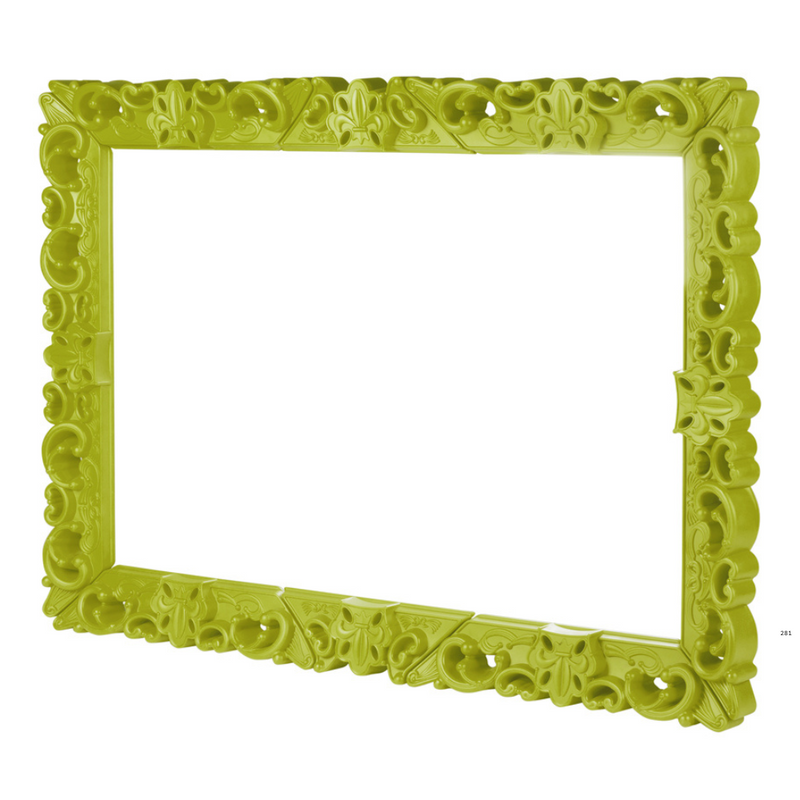 Graziano Moron and Renato Pigattin suunnittelemat kauniit ja näyttävät FRAME OF LOVE design raamit Lime Green värillä, koko XL.