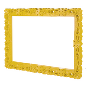 Graziano Moron and Renato Pigattin suunnittelemat kauniit ja näyttävät FRAME OF LOVE design raamit Saffron Yellow värillä, koko XL.