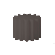 Anastasia Ivanyukin suunnittelema industrial henkinen Harmaa GEAR Jakkara - Pöytä Argil Grey värillä.