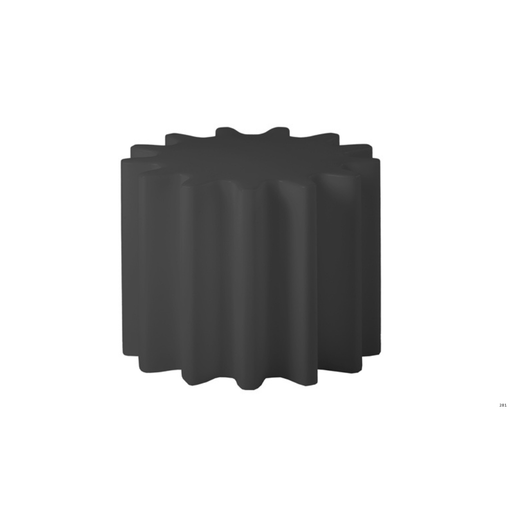 Anastasia Ivanyukin suunnittelema industrial henkinen Harmaa GEAR Jakkara - Pöytä Elephant Grey värillä.