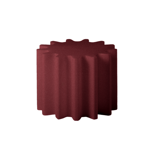 Anastasia Ivanyukin suunnittelema industrial henkinen GEAR Jakkara - Pöytä Punainen Hibiscus Red värillä.