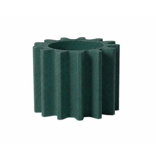 Anastasia Ivanyukin suunnittelema käytännöllinen ja tyylikäs industrial henkinen GEAR POT Kasviruukku. Kasviruukun väri: Vihreä Pine Green.