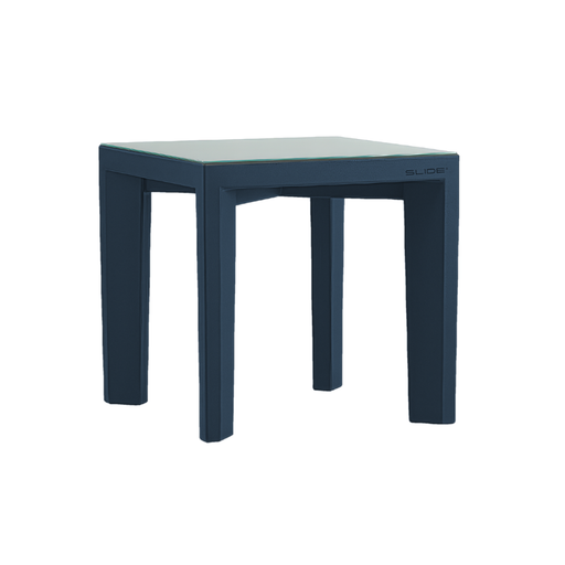 Giò Colonna Romanon suunnittelema erittäin tukeva ja selkeälinjainen GINO Ruokapöytä Sininen Deep Blue värillä.
