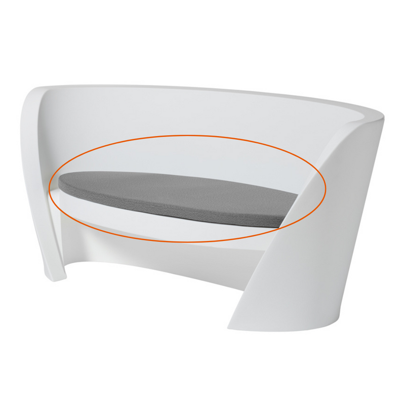 Mineral Grey värinen akryylikankainen ja polyuretaani täytteinen istuintyyny RAP Sohvaan.