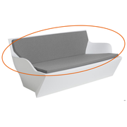 Akryylikankainen ja polyuretaani täytteinen istuinpehmuste KAMI YON Sohvaan.