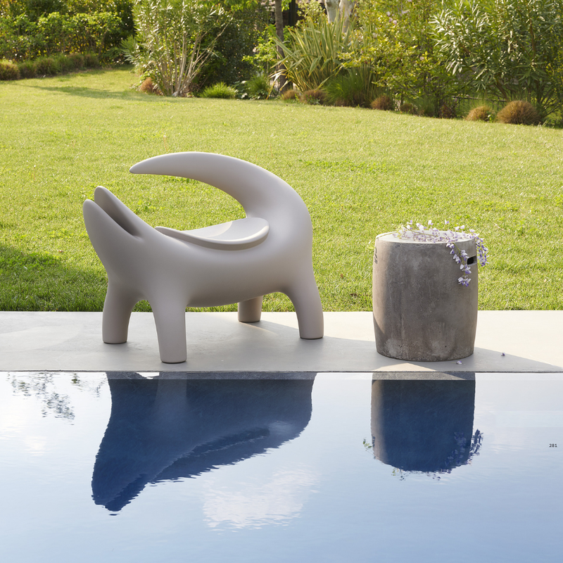 Marcantonion suunnittelema super hauska ja erikoinen KROKO design Penkki.