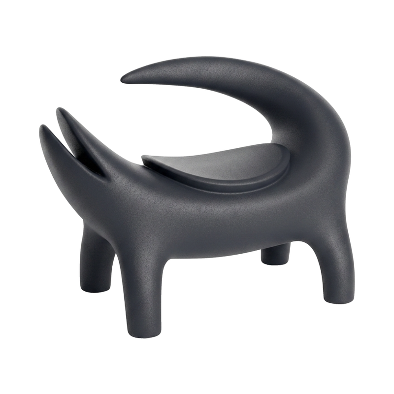 Marcantonion suunnittelema super hauska ja erikoinen KROKO Penkki Harmaa Elephant Grey värillä.