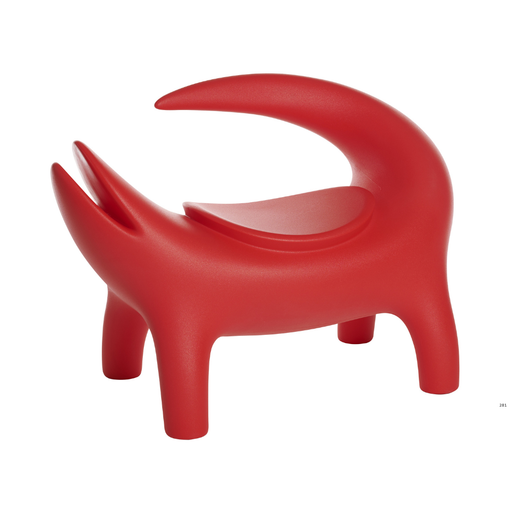 Marcantonion suunnittelema super hauska ja erikoinen KROKO Punainen Penkki Flame Red värillä.