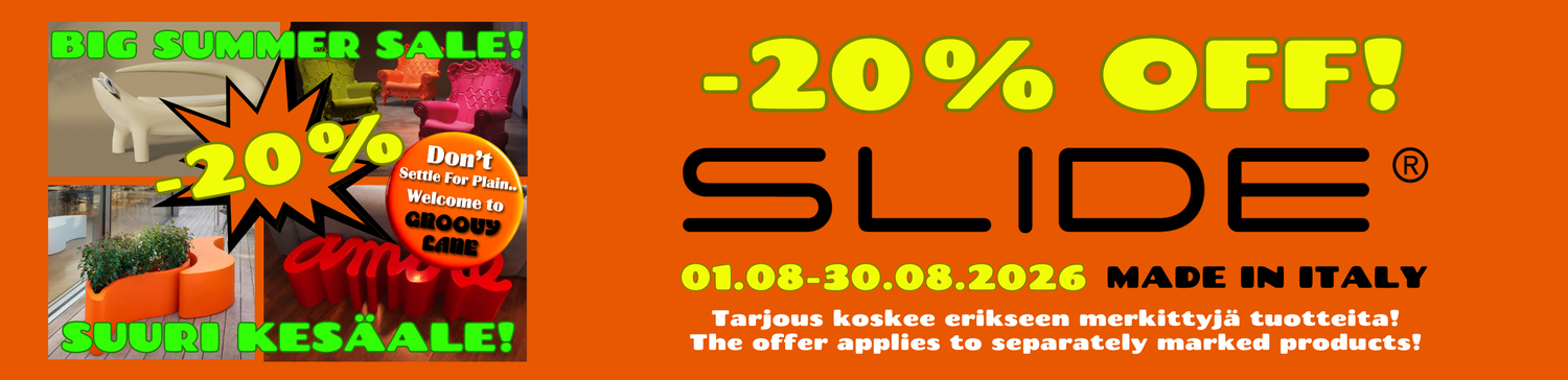 -20% OFF of selected  SLIDE® Products!