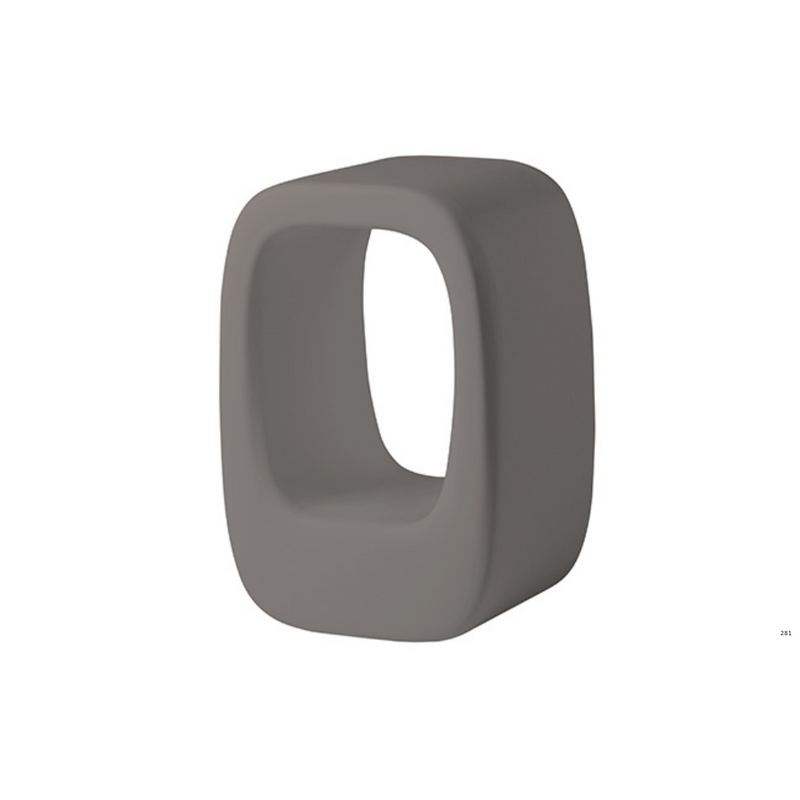 Barnaby Gunningin suunnittelema sulavalinjainen Harmaa LAZY BONES design jakkara Argil Grey värillä.