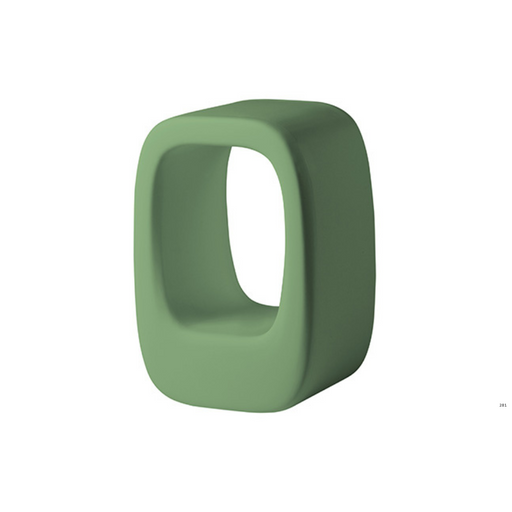 Barnaby Gunningin suunnittelema sulavalinjainen Vihreä LAZY BONES design jakkara Malva Green värillä.