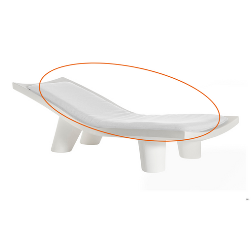 Cotton White LOW LITA LOUNGE Aurinkotuolin patja.