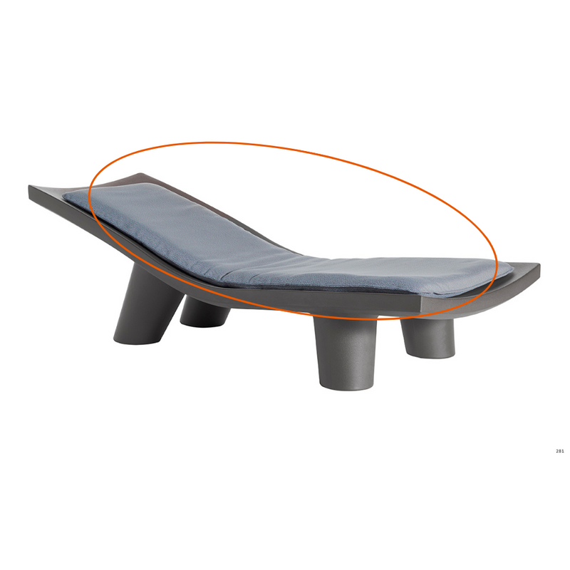 River Blue LOW LITA LOUNGE Aurinkotuolin patja.