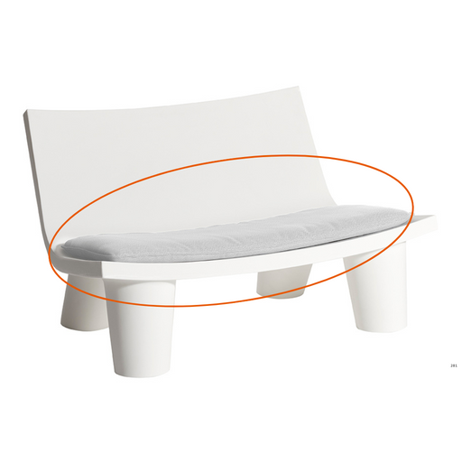 Cotton White LOW LITA LOVE Sohvan istuinpehmuste.