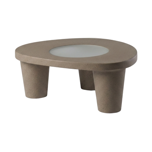 Paola Navonen suunnittelema hauska ja ultra-tyylikäs LOW LITA design pöytä Beige Almond Beige värillä.