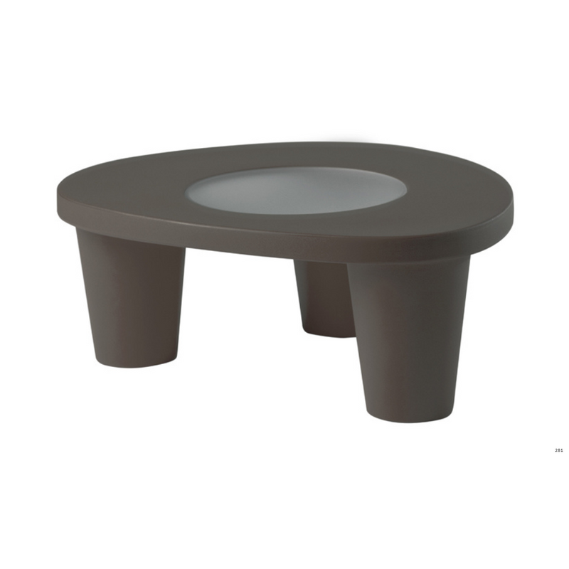 Paola Navonen suunnittelema hauska ja ultra-tyylikäs LOW LITA design pöytä Chocolate Brown värillä.