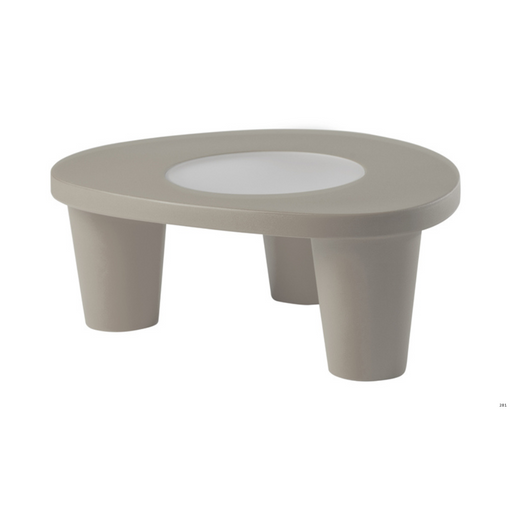 Paola Navonen suunnittelema hauska ja ultra-tyylikäs LOW LITA design pöytä Dove Grey värillä.