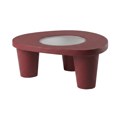 Paola Navonen suunnittelema hauska ja ultra-tyylikäs LOW LITA design pöytä Punainen Hibiscus Red värillä.