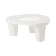 Paola Navonen suunnittelema hauska ja ultra-tyylikäs LOW LITA design pöytä Milky White värillä.