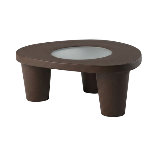 Paola Navonen suunnittelema hauska ja ultra-tyylikäs LOW LITA design pöytä Ruskea Moka Brown värillä.