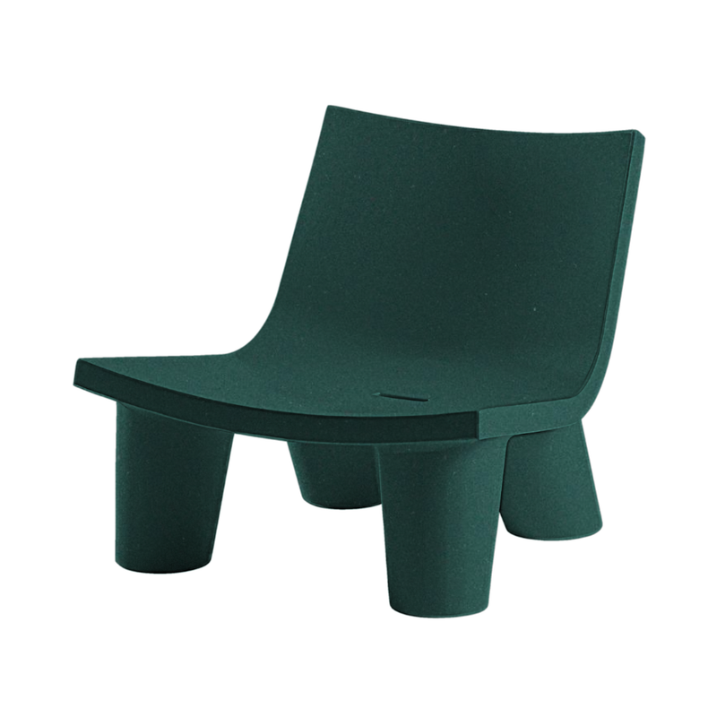 Paola Navonen suunnittelema hauska ja ultra-tyylikäs LOW LITA design tuoli Vihreä Pine Green värillä.