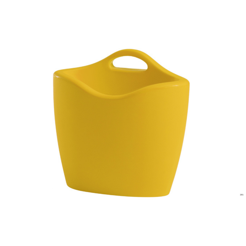 Eli Jacobsonin suunnittelema tyylikäs MAG lehtiteline Saffron Yellow värisenä.