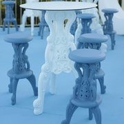 Moro & Pigattin suunnittelema hulvaton koristeellinen MISTER OF LOVE Korkea Baarituoli.