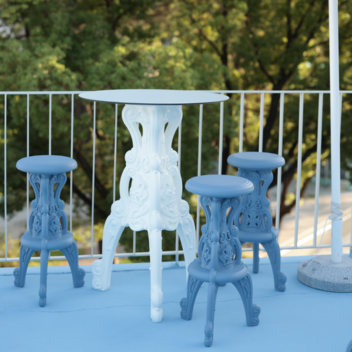 Moro & Pigattin suunnittelema hulvaton koristeellinen MISTER OF LOVE Korkea Baarituoli.