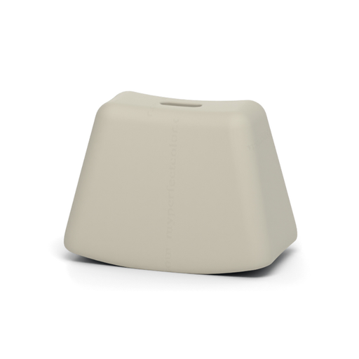 Jack Kirkin suunnittelema hauska OTTO Keinuva jakkara Silkin harmaa RAL 7044. Fun OTTO Rocking Stool designed by Jack Kirk in Silk grey RAL 7044.