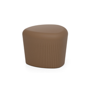 LOOPE® Studion suunnittelema näytävä OUTi Jakkara Pale brown ruskea RAL 8025. The impressive OUTi Stool designed by LOOP® Studio in Pale brown RAL 8025.