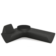 Tomek Rygalikin / Studio Rygalik suunnittelema näyttävä Lime-harmaa-musta OneL Penkki mustalla Kulmapöydällä. Spectacular Lime-grey-black OneL Bench with black Corner table designed by Tomek Rygalik / Studio Rygalik.