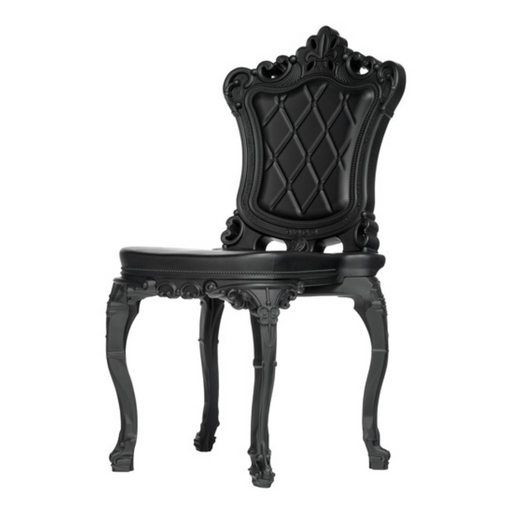 Moro & Pigattin suunnittelema sulavalinjainen ja siro PRINCESS OF LOVE Musta Tuoli Black värillä.