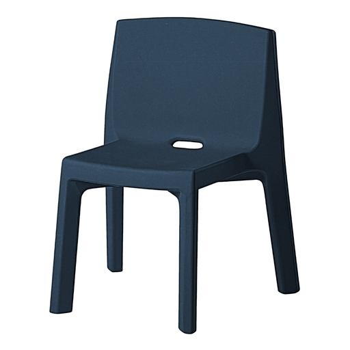 Jorge Nàjeran suunnittelema sulavalinjainen Q4 design tuoli Sininen Deep Blue värillä.