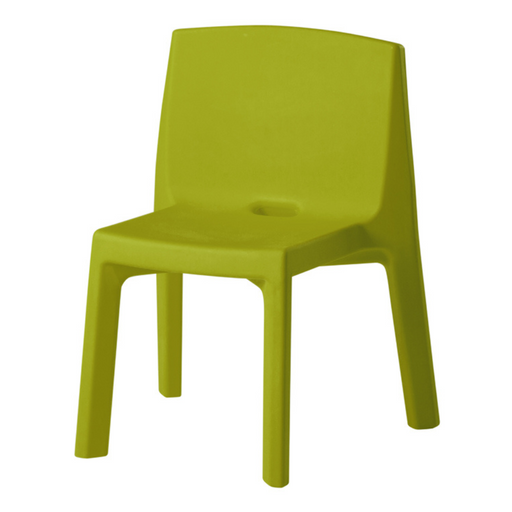 Jorge Nàjeran suunnittelema sulavalinjainen Q4 design tuoli Q4 Tuoli Lime Green värillä.