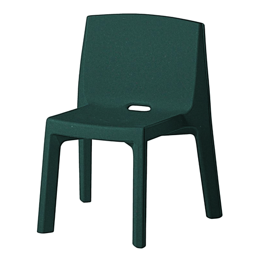 Jorge Nàjeran suunnittelema sulavalinjainen Q4 design tuoli Vihreä Pine Green värillä.