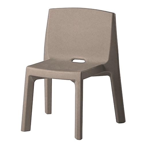 Jorge Nàjeran suunnittelema sulavalinjainen Q4 design tuoli Ruskea Sahara Sand värillä.