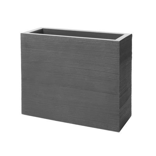 Giò Colonna Romanon suunnittelema käytännöllinen ja tyylikäs QUADRA SEPARÉ Kasviruukku Elephant Grey värillä.