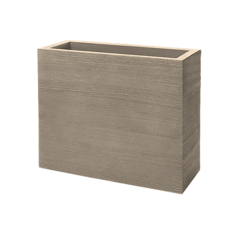 Giò Colonna Romanon suunnittelema käytännöllinen ja tyylikäs QUADRA SEPARÉ Kasviruukku Beige Almond Beige värillä.
