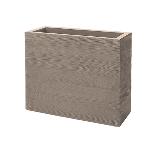 Giò Colonna Romanon suunnittelema käytännöllinen ja tyylikäs QUADRA SEPARÉ Kasviruukku Ruskea Sahara Sand värillä.