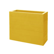 Giò Colonna Romanon suunnittelema käytännöllinen ja tyylikäs QUADRA SEPARÉ Keltainen Kasviruukku Saffron Yellow värillä.