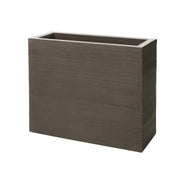 Giò Colonna Romanon suunnittelema käytännöllinen ja tyylikäs QUADRA SEPARÉ Ruskea Kasviruukku Chocolate Brown värillä.