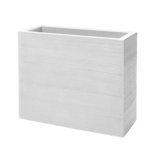 Giò Colonna Romanon suunnittelema käytännöllinen ja tyylikäs QUADRA SEPARÉ Valkoinen Kasviruukku Milky White värillä.