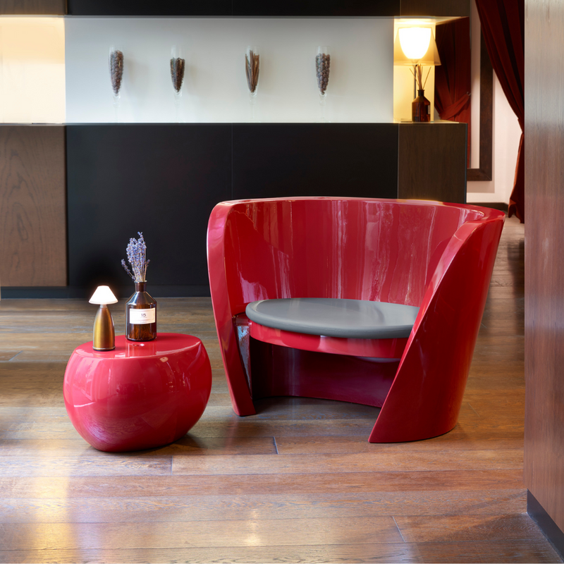 RAP CHAIR Lounge tuoli Chocolate Brown 1/2 kpl