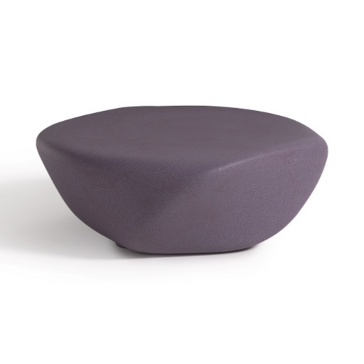 ecoBirdyn suunnittelema sulavalinjainen REBORN D.80 design pöytä Iris Violet värillä.